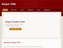 Tablet Screenshot of ampac-usa.com